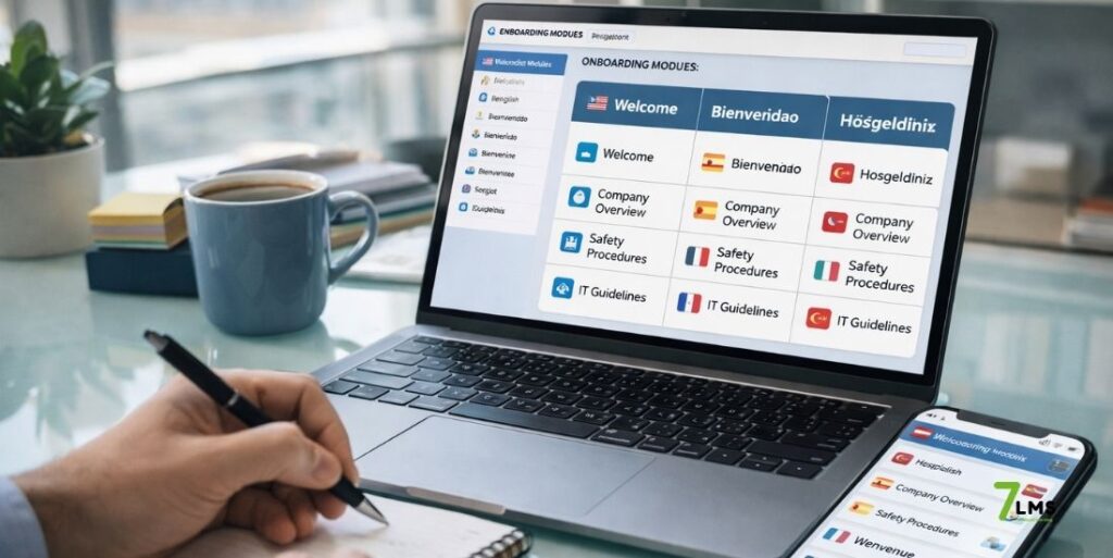Multilingual Onboarding illustration
